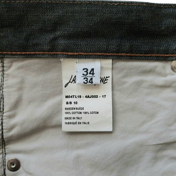 (SOLD) Acne Studios X Lanvin Blue Grey Jeans Men's Size 34 - Picture 8 of 9